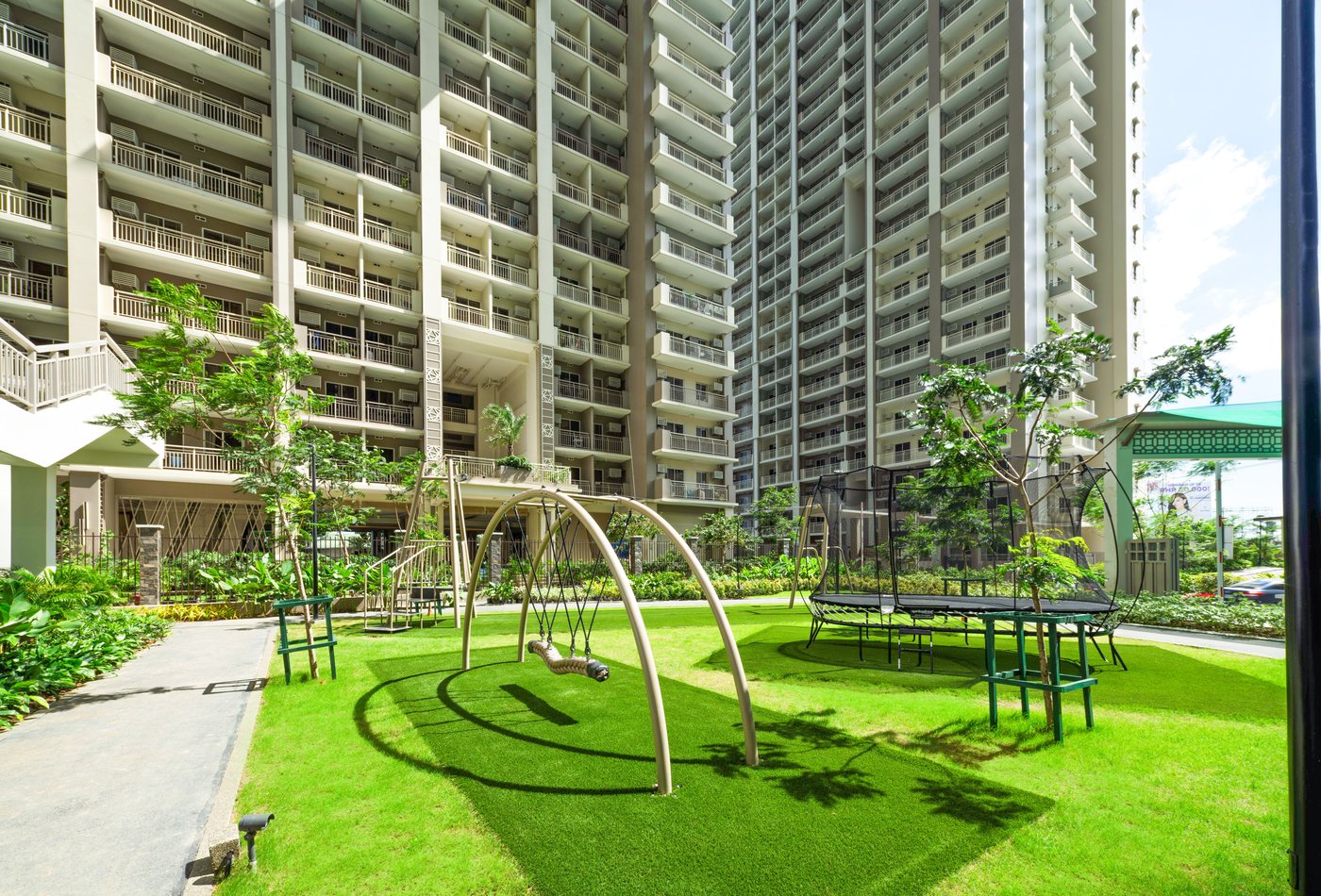 Allegra Garden Place children's play area, real photo