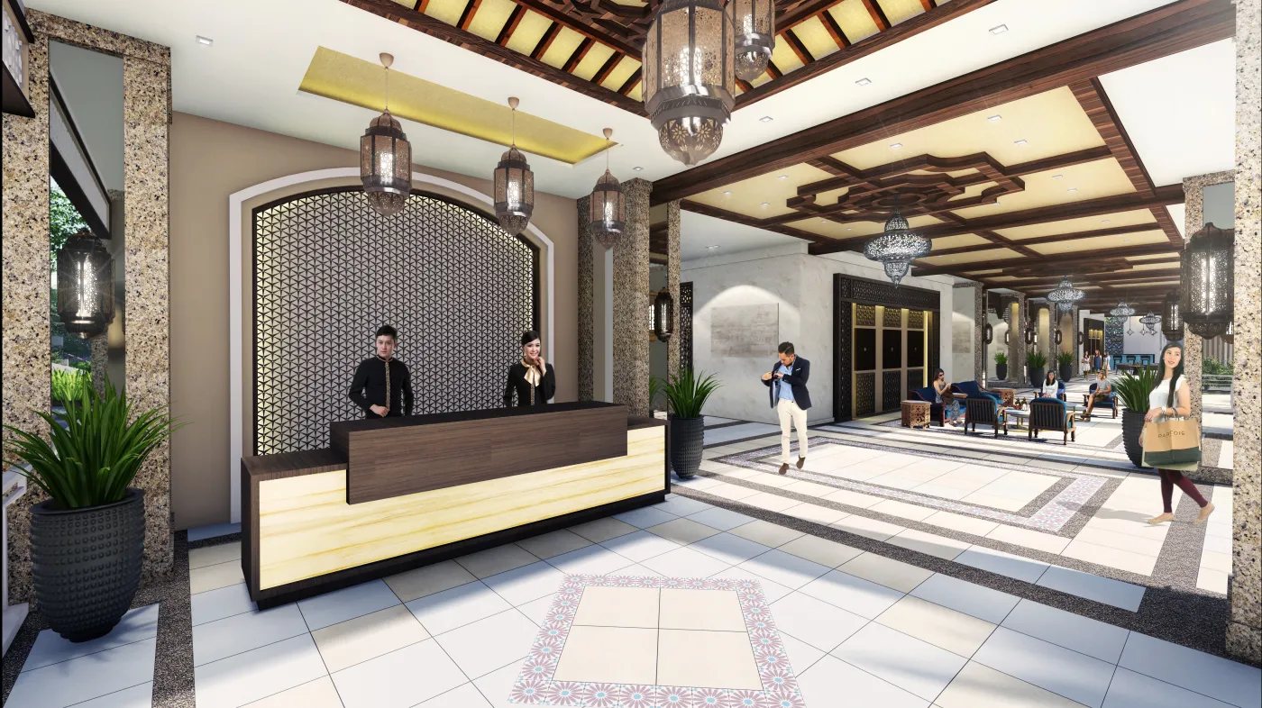 Allegra Garden Place reception lobby