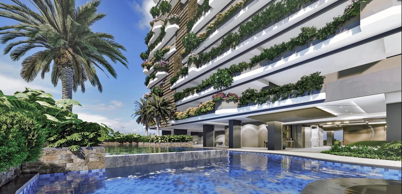 The Calinea Tower kiddie pool