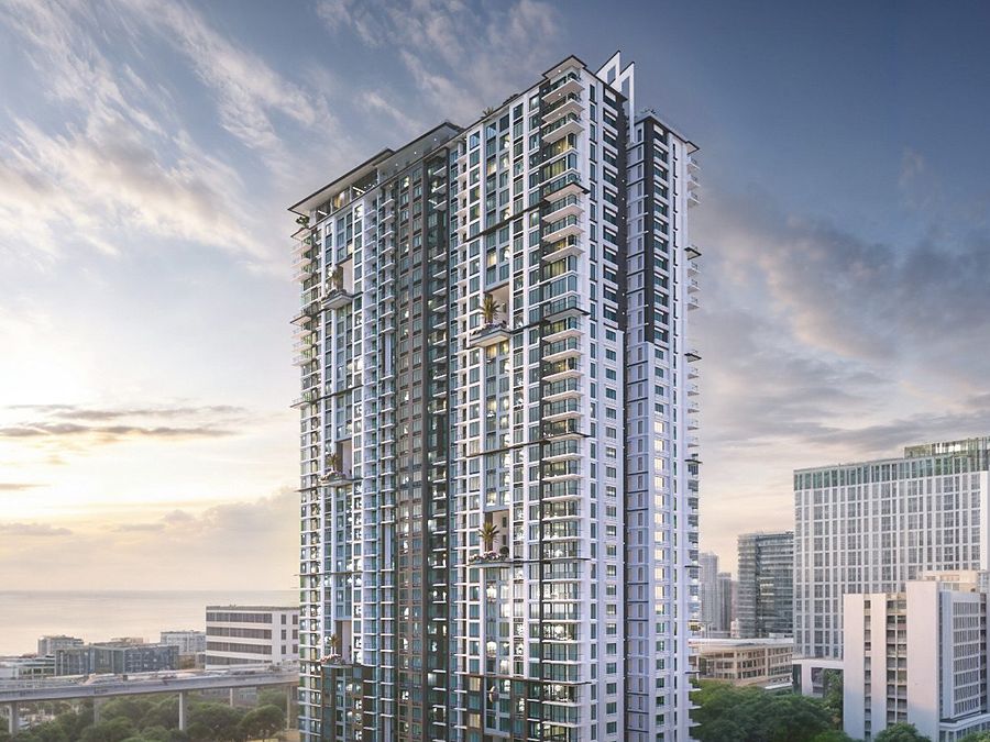 Fortis Residences by DMCI Homes Exclusive — 36-floor tower on Chino Roces Avenue, Makati City. Architect's perspective.