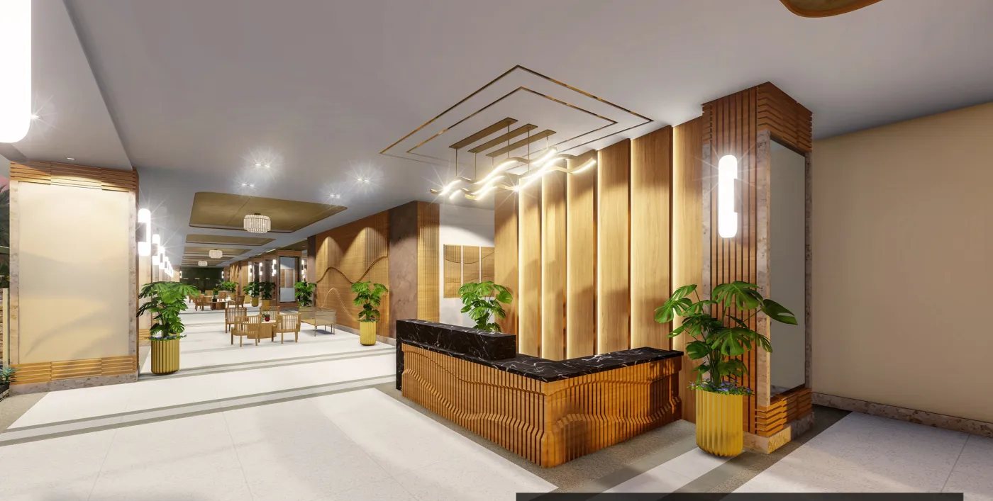 The Erin Heights reception lobby