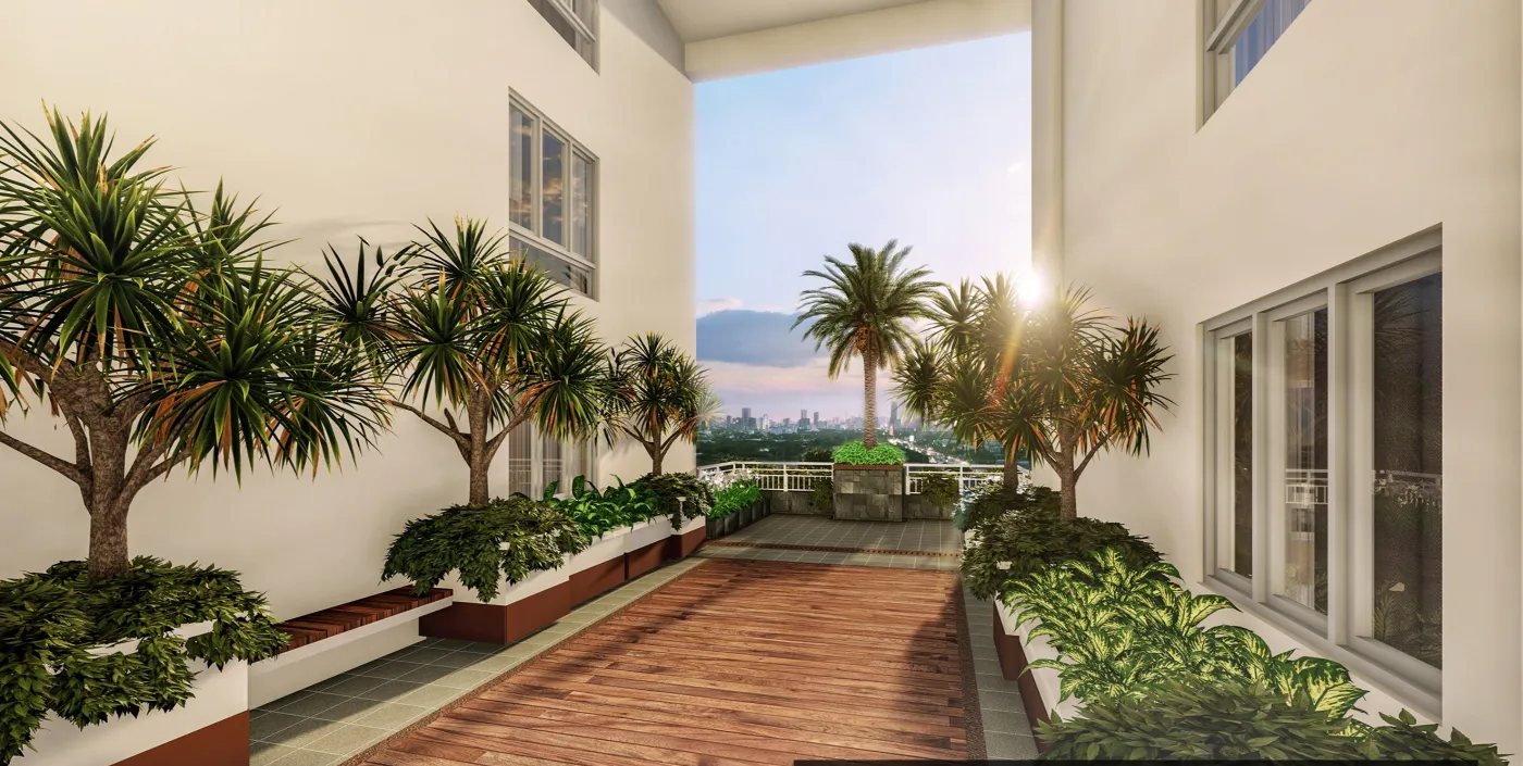 The Erin Heights Sky Patio with Lumiventt technology