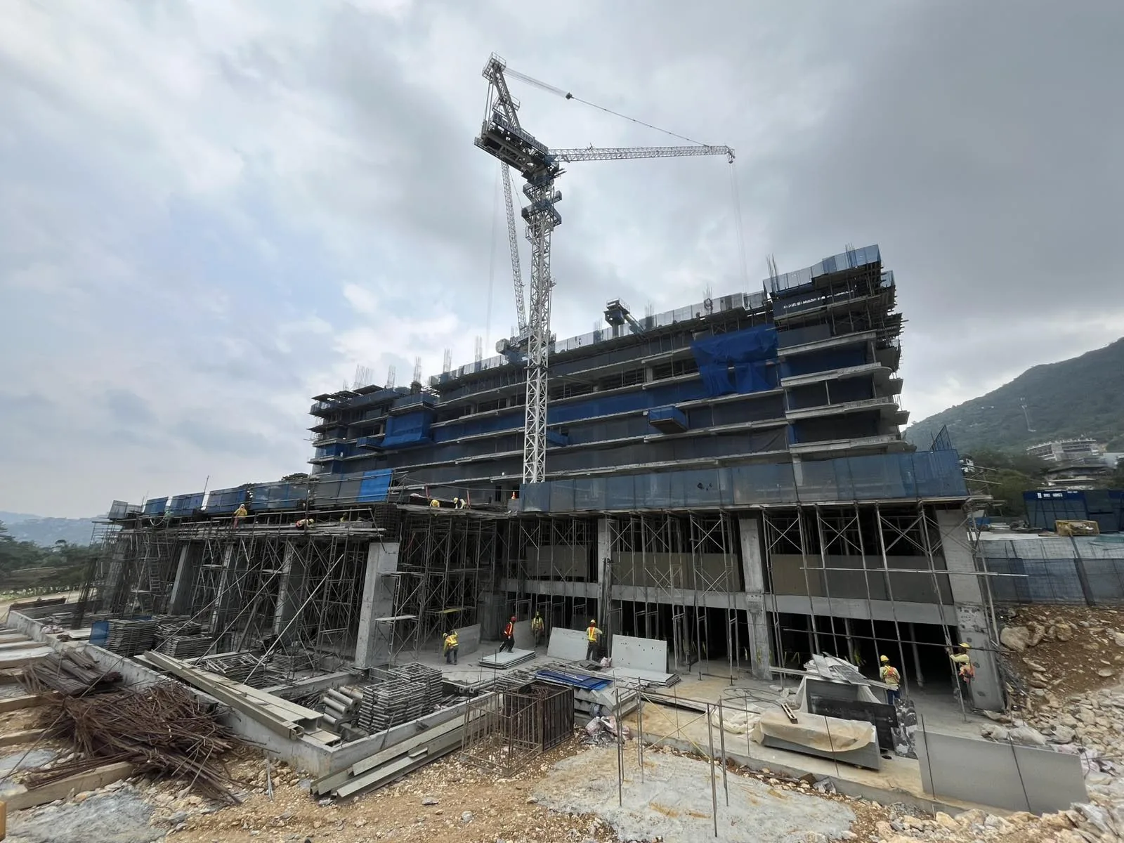 Moncello Crest construction site, April 2026