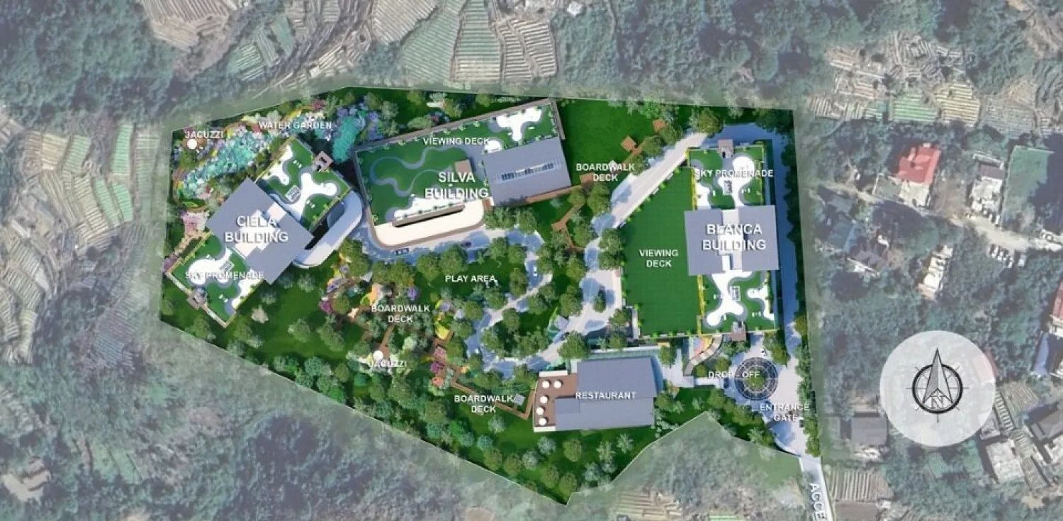 Moncello Crest site development plan across 40,768 sqm