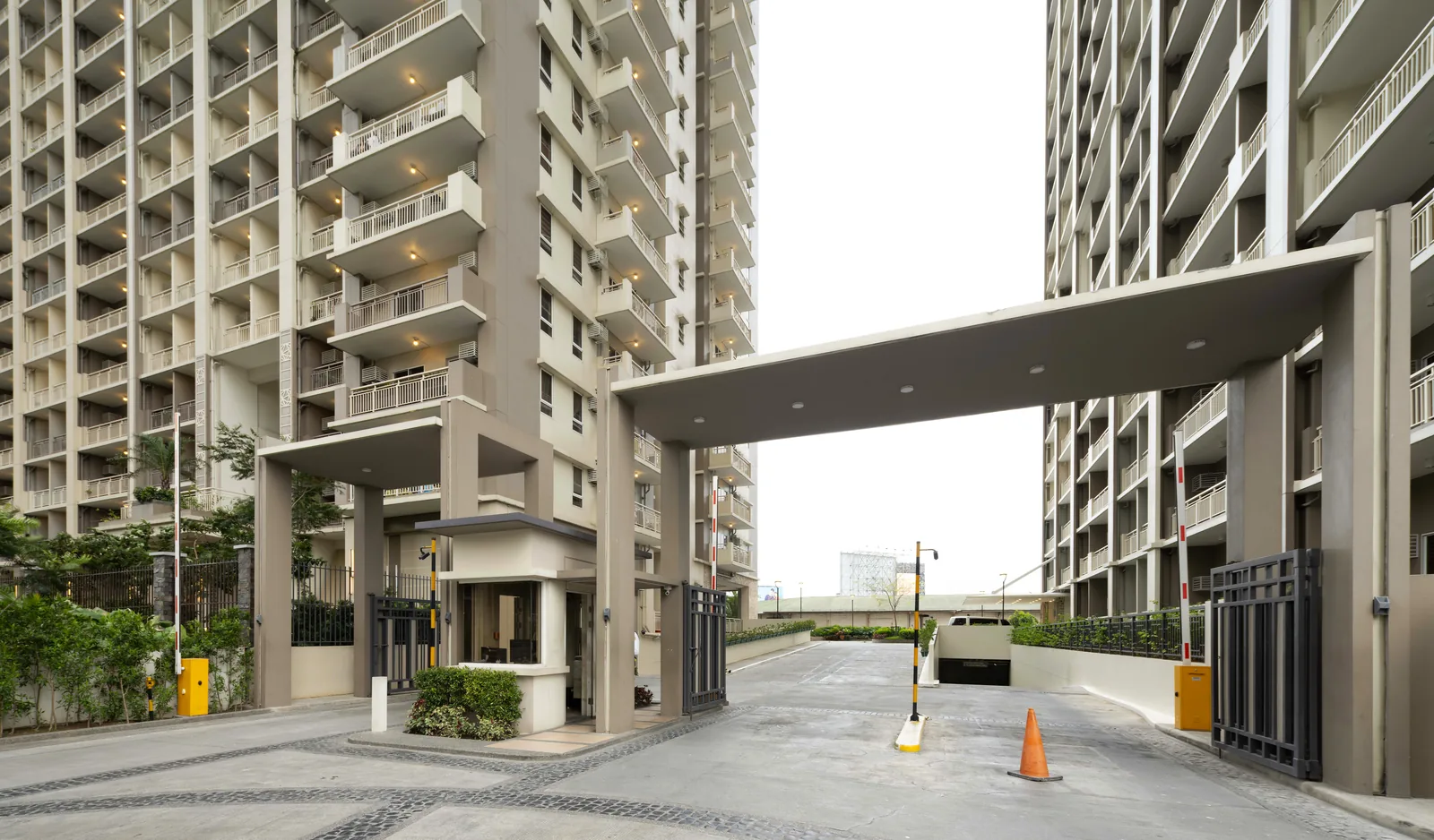 Main entrance gate at Prisma Residences