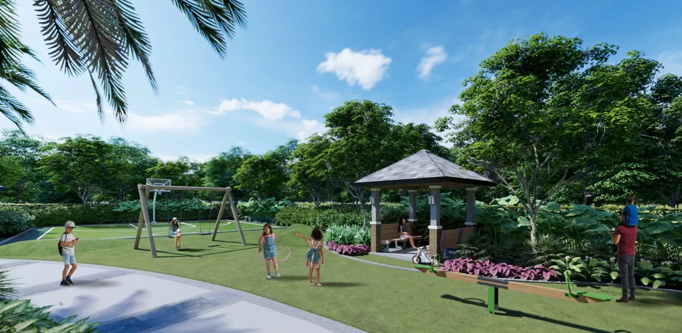 Children's play area at Sage Residences