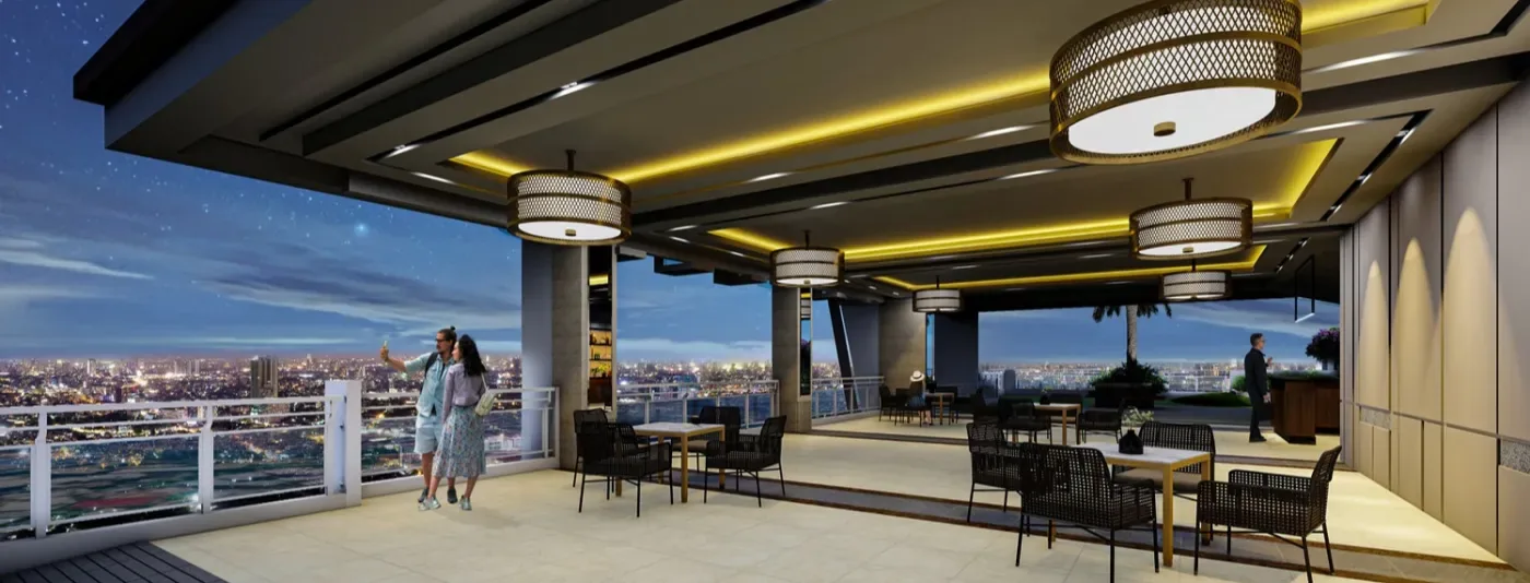 Sky lounge at Sage Residences
