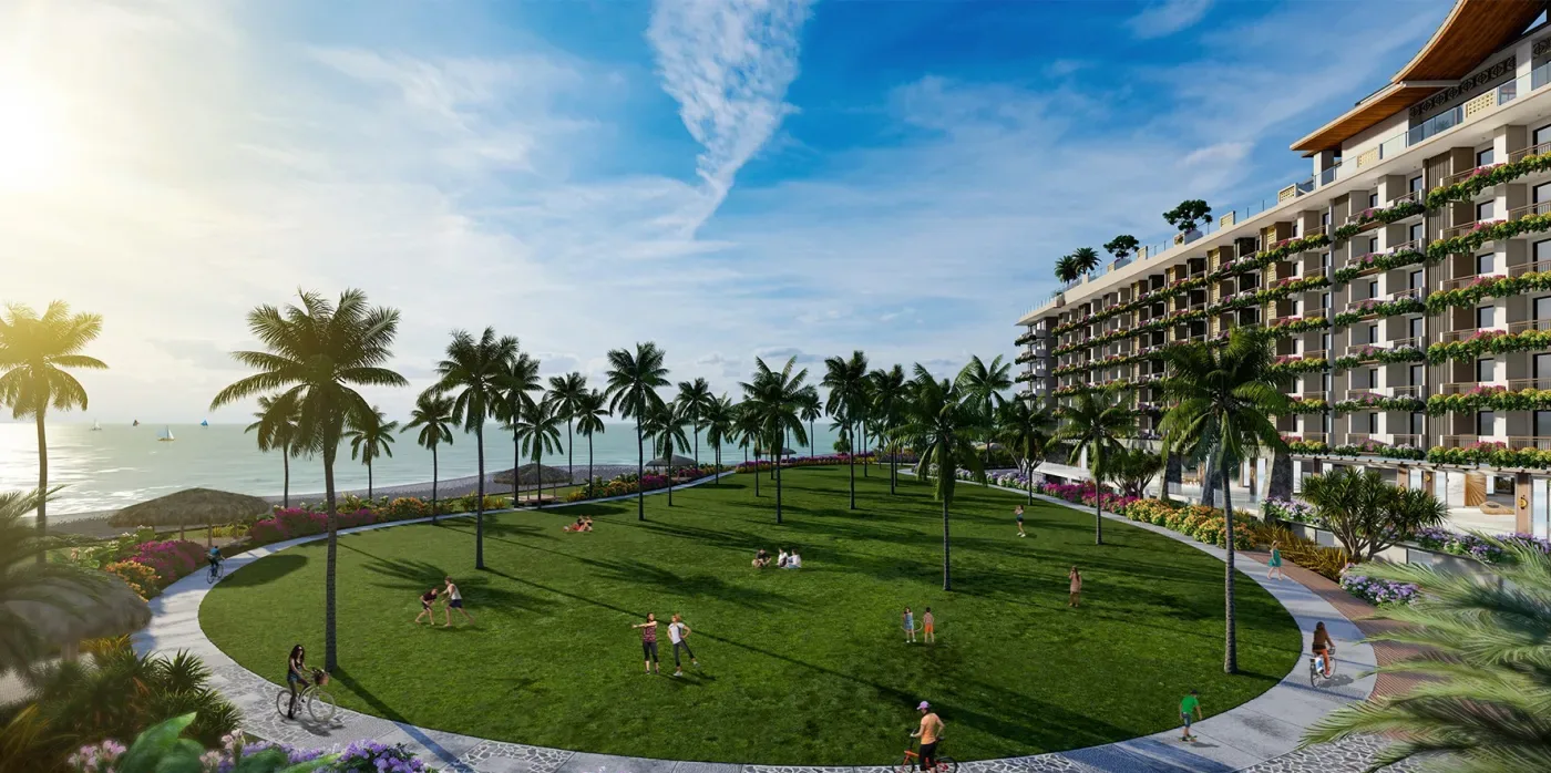 Activity lawn at Solmera Coast