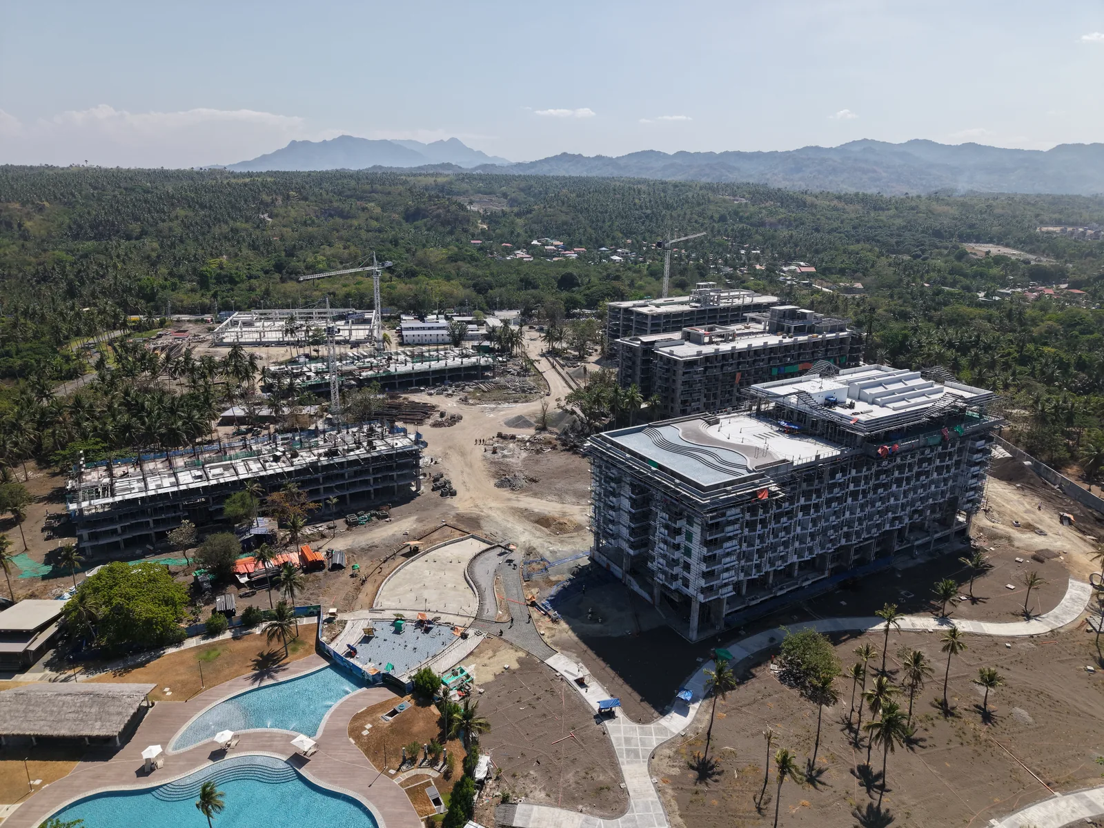 Solmera Coast construction site aerial, April 2026
