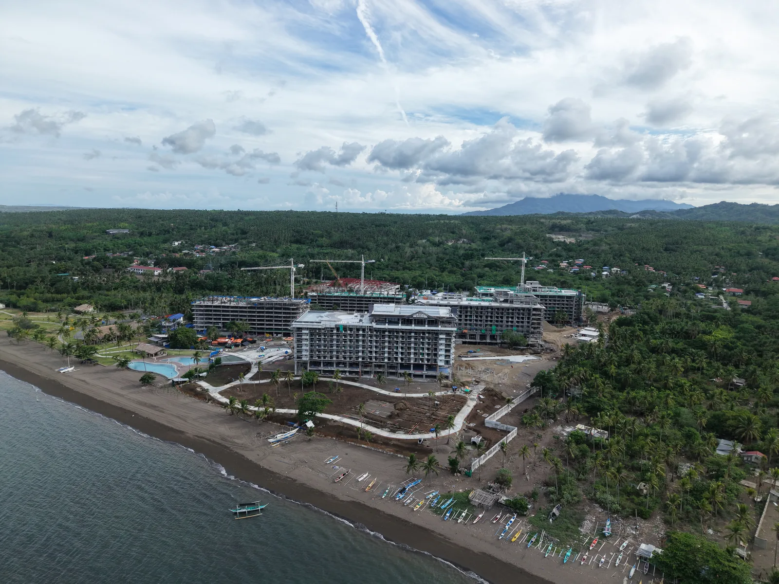 Solmera Coast construction site aerial, later 2026