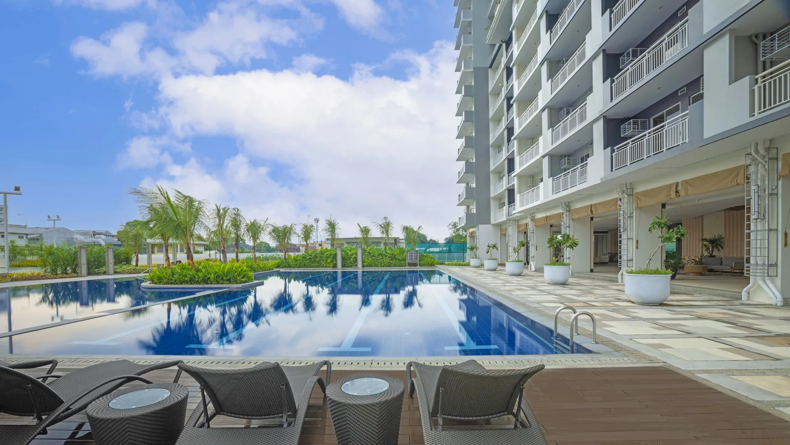 Lap pool at Sonora Garden Residences