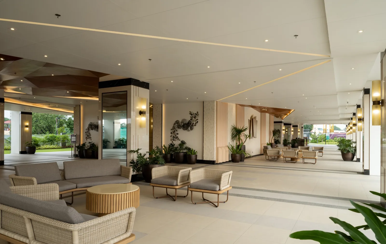Ground floor open lounge at Sonora Garden Residences