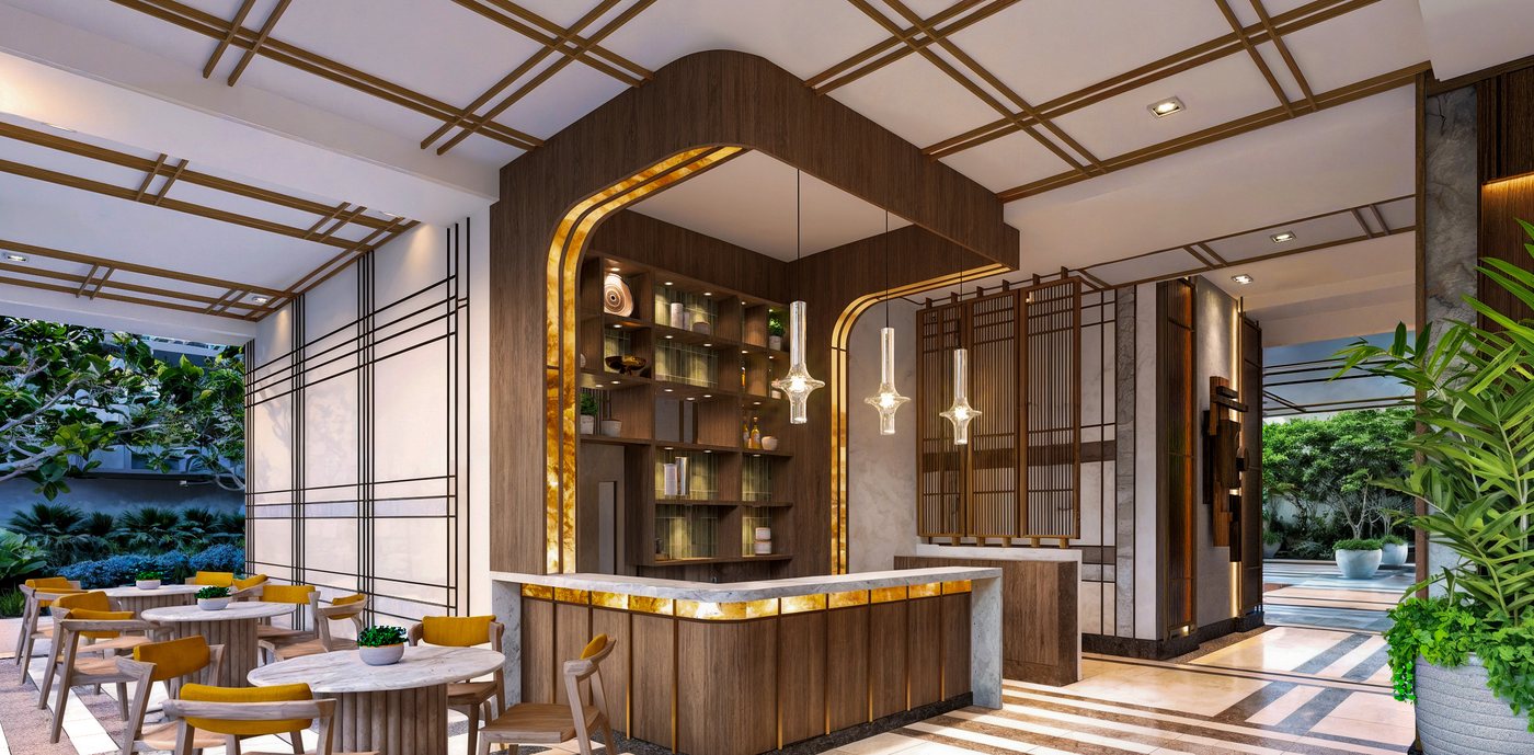 The Oriana snack bar and dining nook